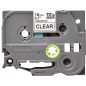 Brother TZE141 18MM BLACK ON CLEAR Brother TZE141 18MM BLACK ON CLEAR
